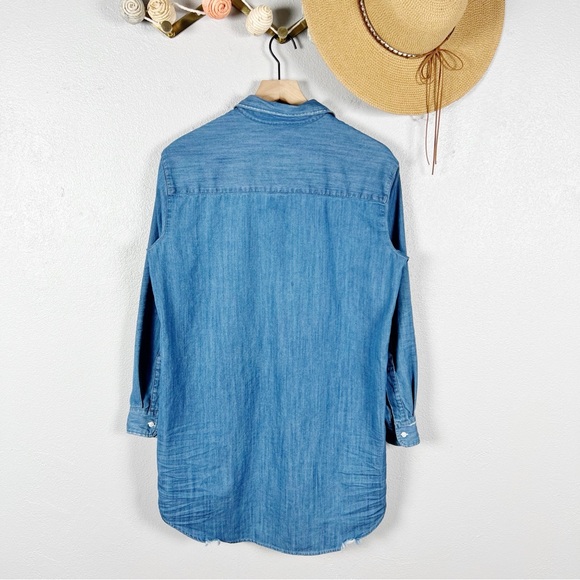 Frank & Eileen Mary Classic Shirt Dress Famous Denim XS - Picture 4 of 8